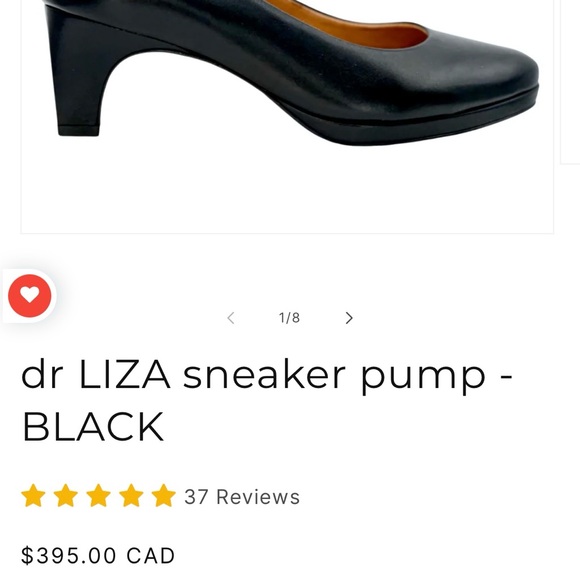 dr LIZA sneaker pump - Black size 7W - Picture 6 of 6